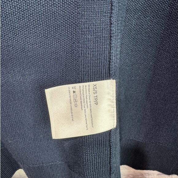 LULULEMON Merino Wool Short Sleeve Wrap Navy XS/S NWT* - Picture 6 of 8